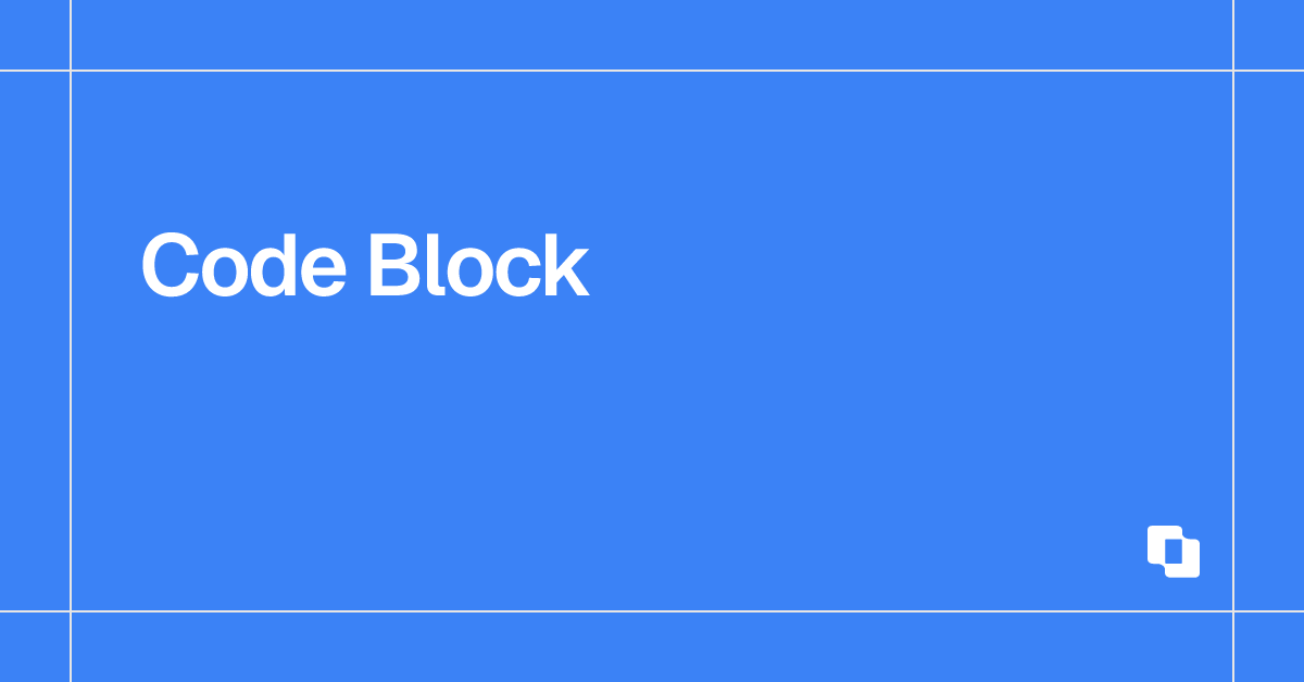 Code Block | UI Layouts